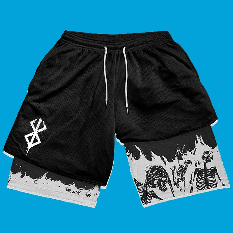 High Waist Breathable Gym Shorts