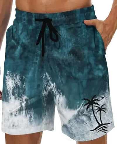 3D Printed Summer Loose Beach Pants